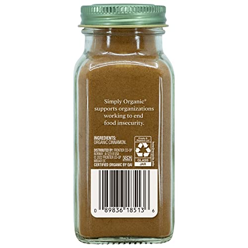 Certified Organic Ground Cinnamon | 2.45 oz