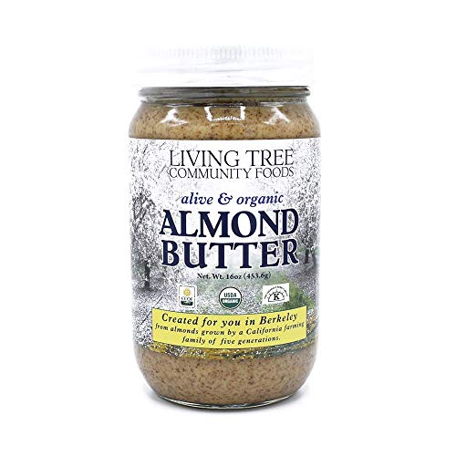 Organic Raw Almond Butter by Living Tree, 16oz