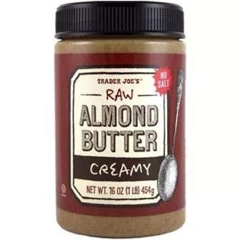 Trader Joe's Raw Almond Butter 16 oz (Case of 3)