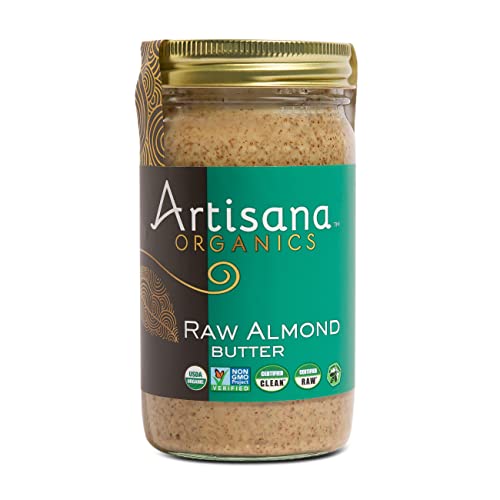Artisana Organics Raw Almond Butter, 14oz | Vegan, Keto and Paleo Friendly