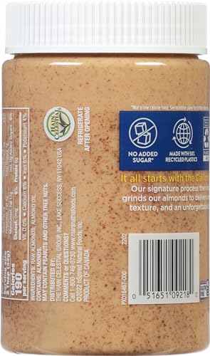 Maranatha Creamy Raw Almond Butter Spread, 16 Ounce