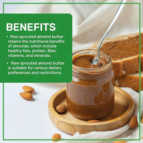 Jiva Organics Organic Raw Almond Butter- 8 oz Jar