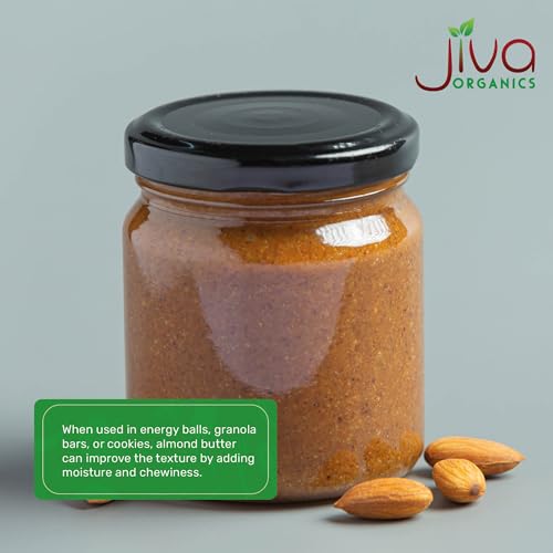 Jiva Organics Organic Raw Almond Butter- 8 oz Jar