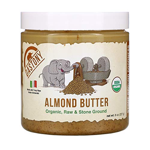 Dastony Organic Almond Butter, 8 oz - Vegan/Paleo/Keto