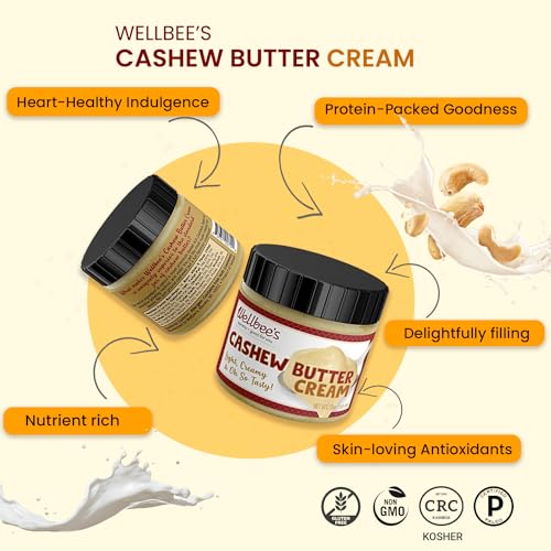 Wellbee's Paleo Raw Cashew Butter - 16 oz Jar