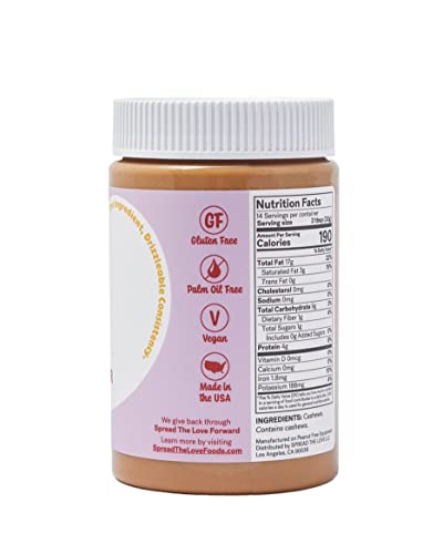 All-Natural Vegan Cashew Butter - 16 oz