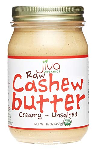 Jiva Organics Organic Cashew Butter 16-Ounce Jar