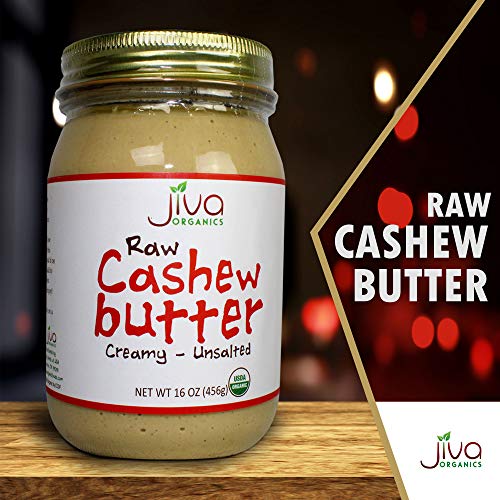 Jiva Organics Organic Cashew Butter 16-Ounce Jar