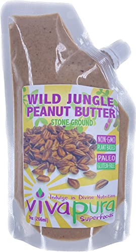 Organic Wild Jungle Peanut Butter, 9 oz, Raw