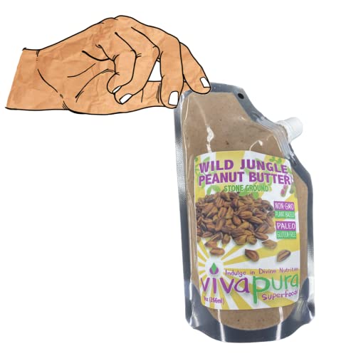 Organic Wild Jungle Peanut Butter, 9 oz, Raw