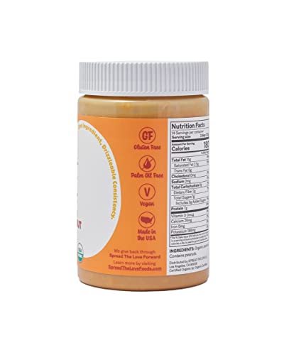Organic Vegan Peanut Butter Spread - Naked Crunch