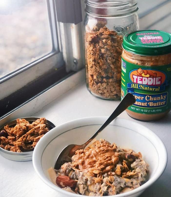 Teddie All Natural Smooth Peanut Butter, Gluten-Free Vegan