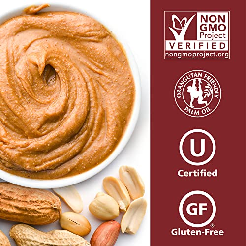 JUSTIN'S Gluten-Free Peanut Butter Spread, 28 Ounce Jar