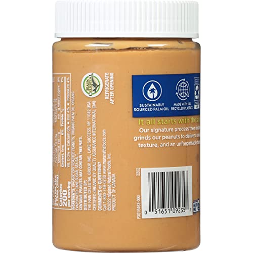 Organic Creamy Peanut Butter by MaraNatha, 16 Oz