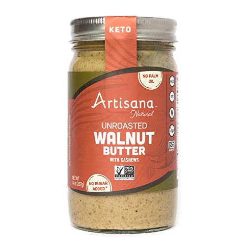 Artisana Natural Walnut Cashew Butter (14oz Jar)