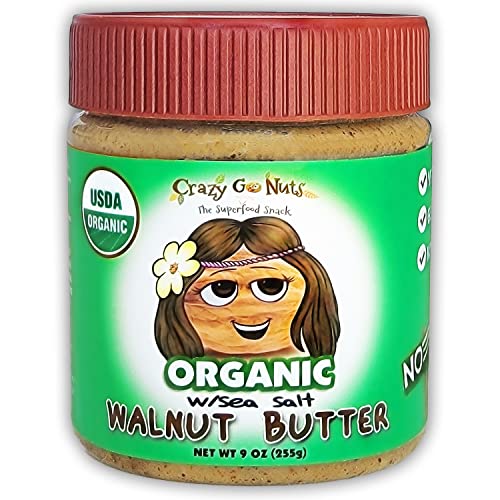 Organic Walnut Butter with Sea Salt – Healthy Superfood