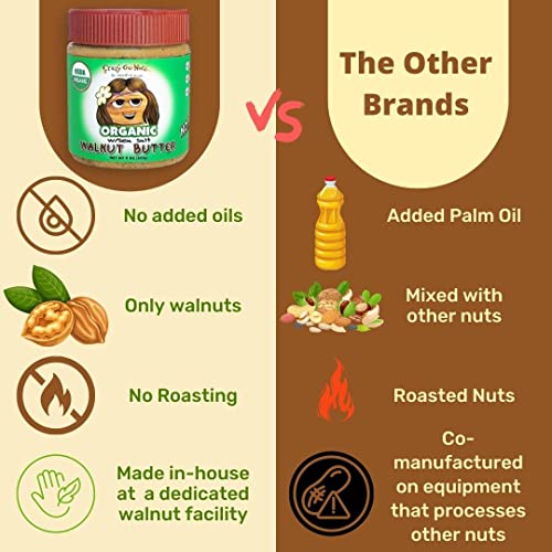 Organic Walnut Butter with Sea Salt – Healthy Superfood