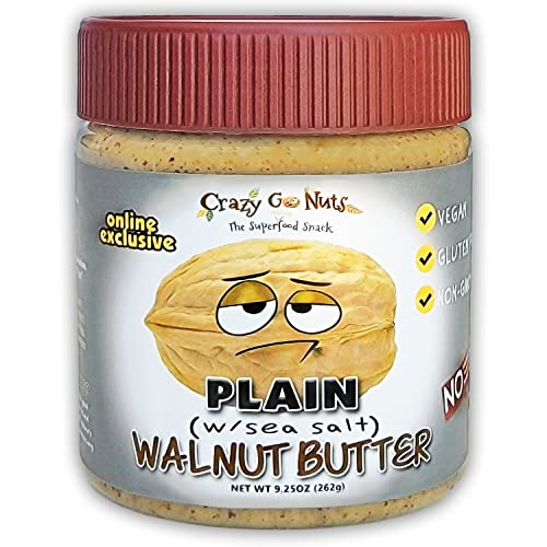 Crazy Go Nuts Walnut Butter with Sea Salt -Healthy Vegan Keto Snack