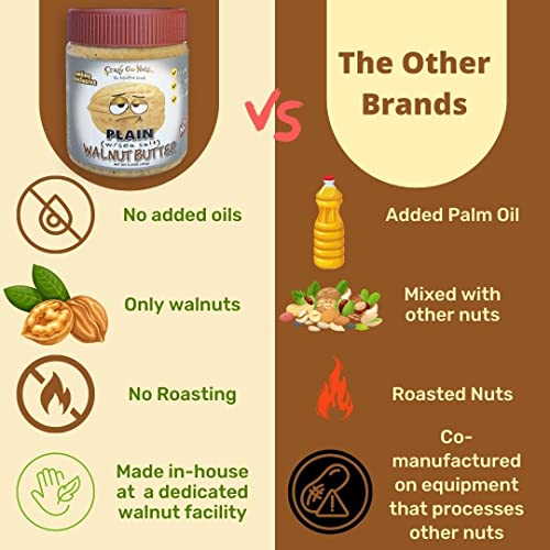 Crazy Go Nuts Plain Walnut Butter with Sea Salt