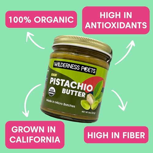 Wilderness Poets Organic Raw Pistachio Butter (8oz)