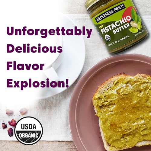 Wilderness Poets Organic Raw Pistachio Butter (8oz)