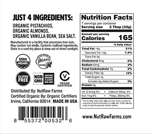 Organic Superfood Spread with Pistachio & Almond Butter