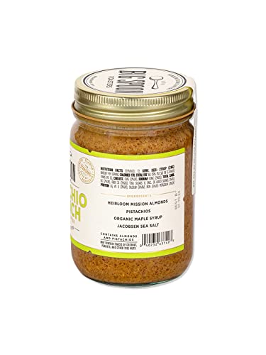 Raw Almond & Pistachio Butter with Honey & Salt