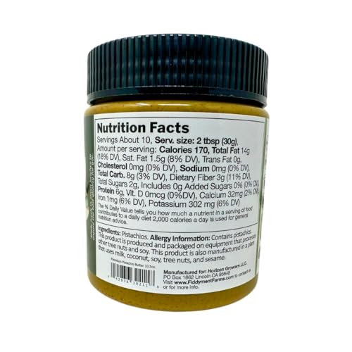 Fiddyment Farms Creamy Pistachio Butter - Premium Quality