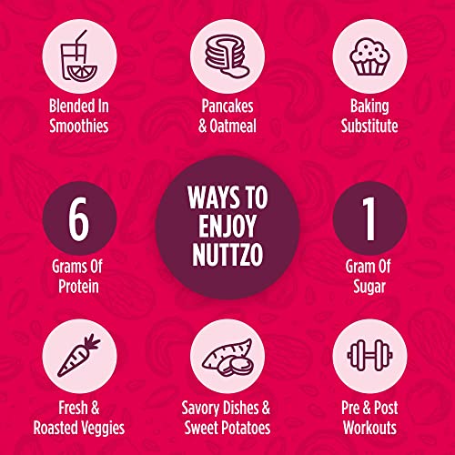 NuttZo Organic Power Fuel Crunchy Nut Butter, 26 oz