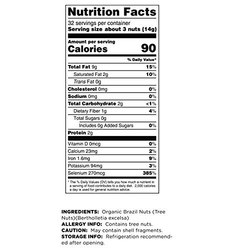 Terrasoul Superfoods Organic Brazil Nuts - Selenium Rich