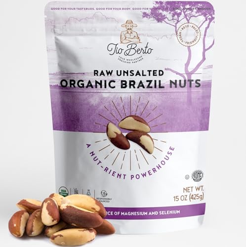 Organic Raw Brazil Nuts in Resealable Bag | Superfood