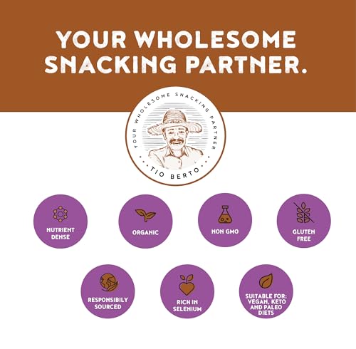 Organic Raw Brazil Nuts in Resealable Bag | Superfood