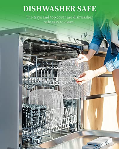 5-Tray Food Dehydrator with Temp Control & Recipes