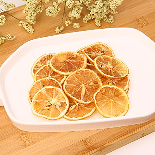 Dried Lemon Slices, Natural Citrus Fruit Tea Garnish