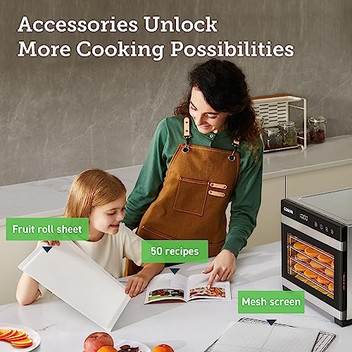 COSORI Large Food Dehydrator with Stainless Steel Trays