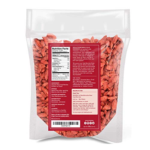 Organic Sun-Dried Goji Berries - Keto, Vegan Superfood