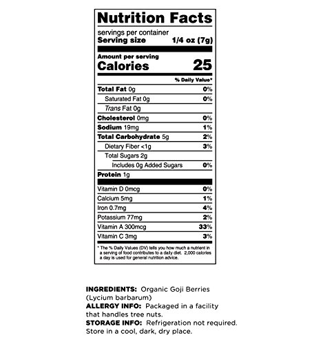 Organic Goji Berries, 16 Oz - Premium Quality