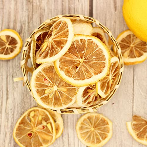 Dried Lemon Slices, Natural Citrus Fruit Tea Garnish