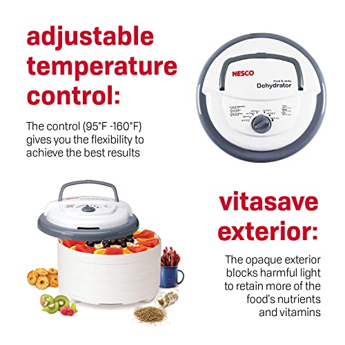 NESCO Snackmaster Pro Dehydrator for Raw Food Prep