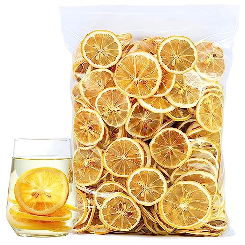 Dried Lemon Slices, 8.81oz/250g, 120+ Pieces, Cocktail & Cake