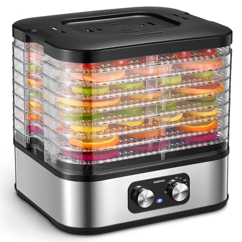 Reemix 8-Tray Electric Food Dehydrator: Preserves Raw Food