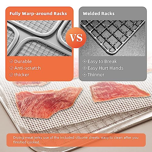 Septree 8-Tray Stainless Steel Food Dehydrator