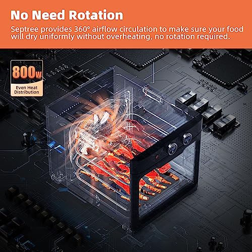 Septree 8-Tray Stainless Steel Food Dehydrator