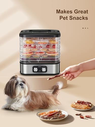 Reemix 8-Tray Electric Food Dehydrator: Preserves Raw Food