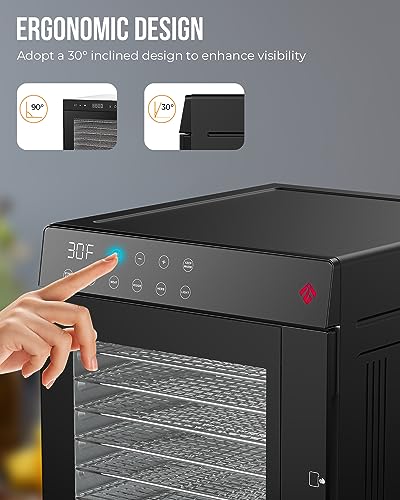 25QT Stainless Steel Dehydrator with 8 Trays - Raw Food