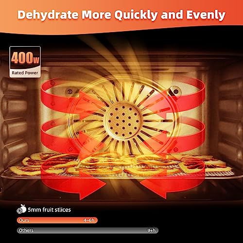 Septree Stainless Steel Food Dehydrator with Timer & Control