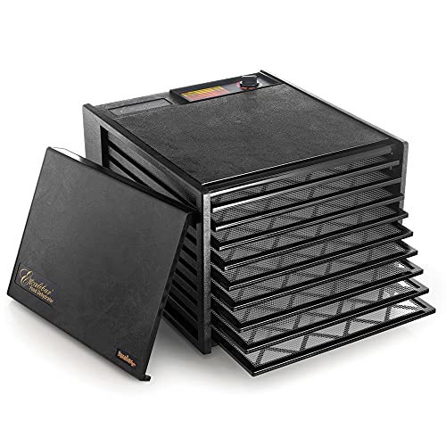 9 Tray 600W Excalibur Electric Food Dehydrators, Black