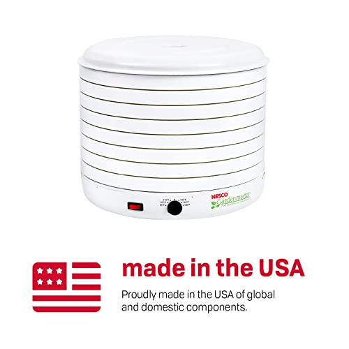 NESCO Gardenmaster Pro Dehydrator, 8 Trays, White