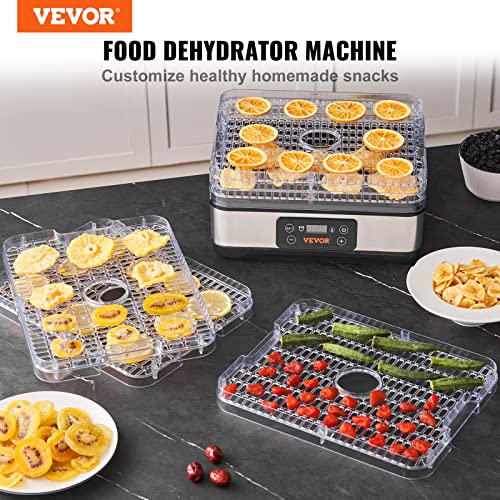 VEVOR 5-Tray Electric Food Dehydrator for Raw Foods