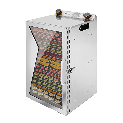 Large-capacity 18-Tray Commercial Food Dehydrator, 360° Machine